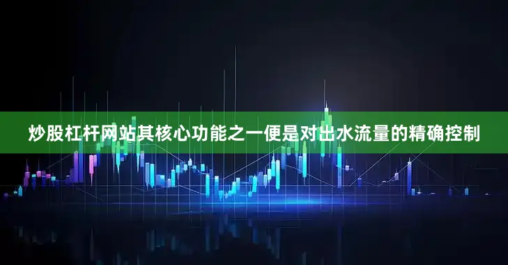 炒股杠杆网站其核心功能之一便是对出水流量的精确控制